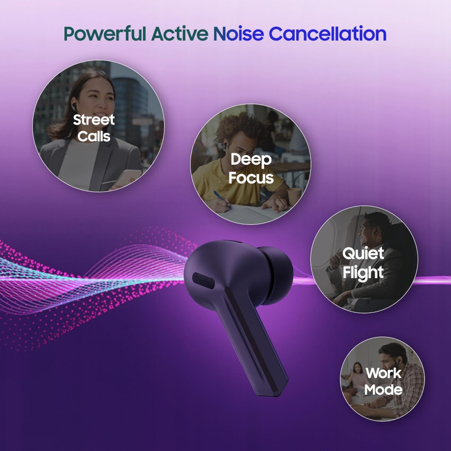 Samsung Galaxy Buds3 FE (Black) with Galaxy AI | ANC | 360-Audio | IP5