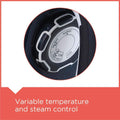 Black + Decker Steam BXIR2401IN Iron Press 2400-Watt with Auto Shut Off and Ceramic Sole Plate Coating | 2 year warranty (Blue) - Mahajan Electronics Online