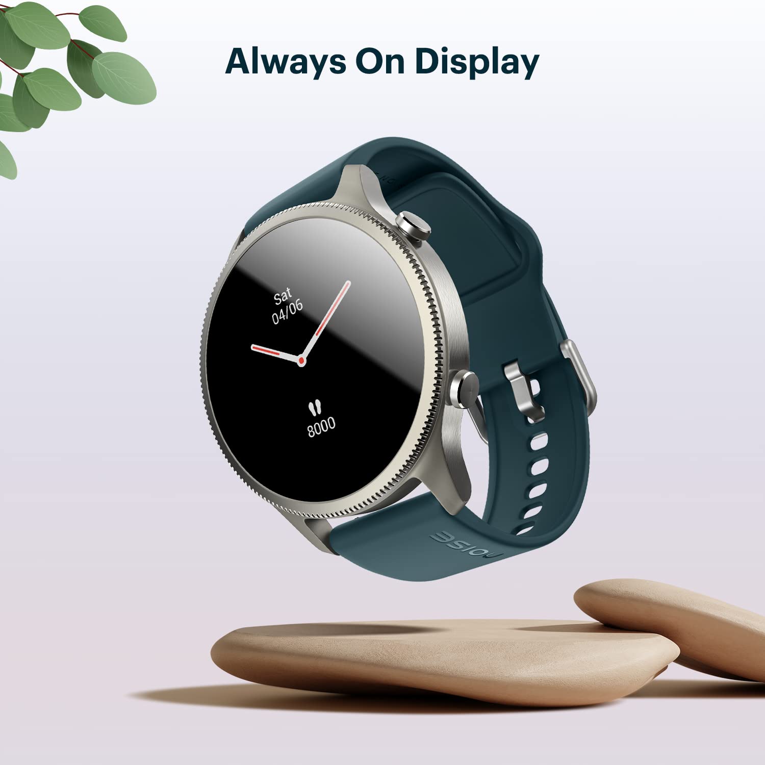 NoiseFit Halo 1.43" AMOLED Display, Bluetooth Calling Round Dial Smart Watch, (Forest Green) - Mahajan Electronics Online