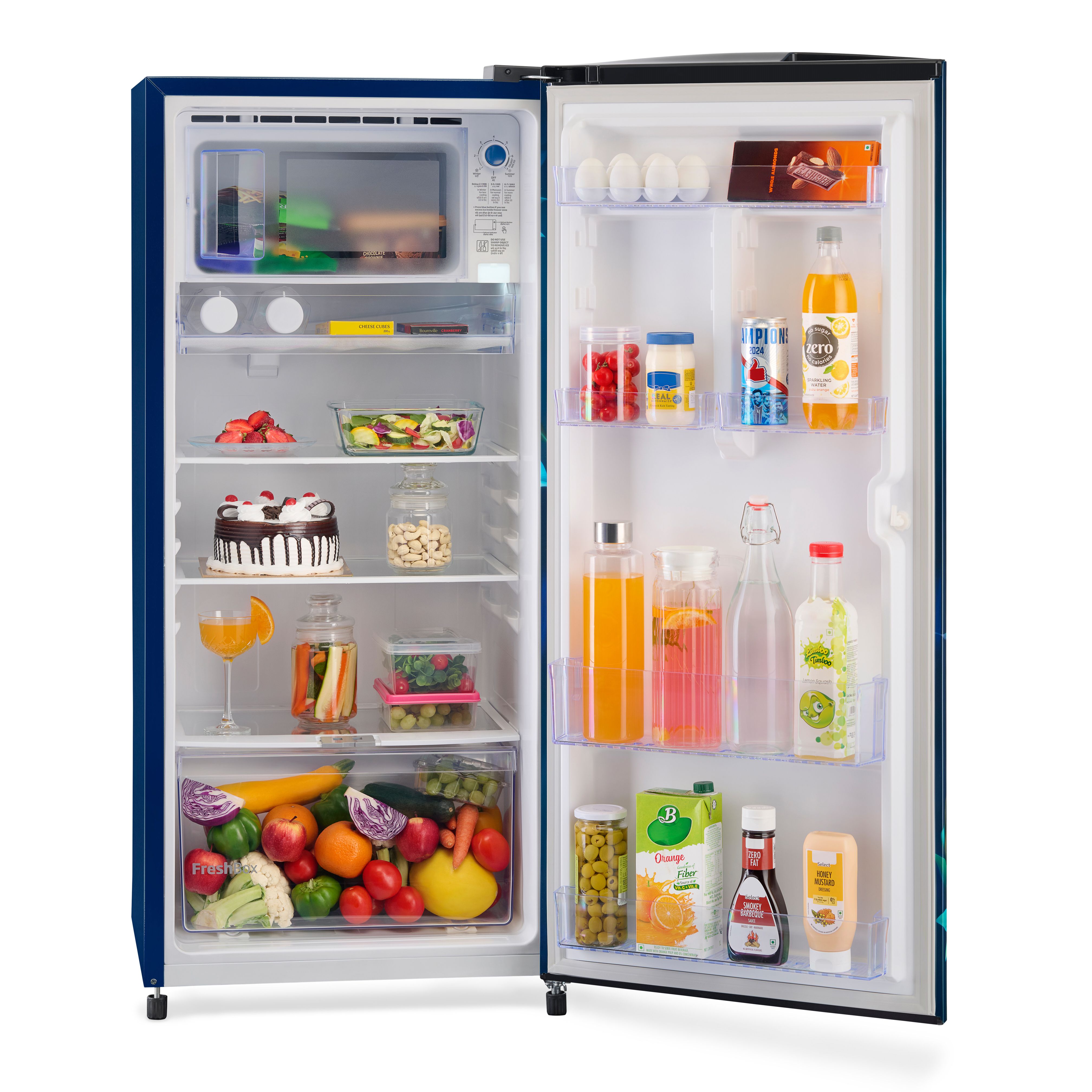 Voltas beko RDC220C / S0BTE0M0000GD 185 L, 3 Star, Direct Cool Single Door Refrigerator Tropical Blue Mahajan Electronics Online