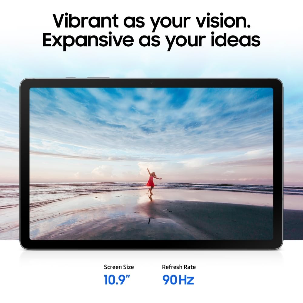 Samsung Galaxy Tab S10 Lite with AI, S Pen in-Box, 27.7 cm (10.9 inch) TFT LCD Display, 8 GB RAM, 256 GB Storage, Wi-Fi + 5G Tablet, Gray Mahajan Electronics Online