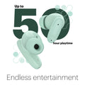 Noise Buds Connect Truly Wireless in Ear Earbuds with 50H Playtime, Quad Mic (Mint Green) - Mahajan Electronics Online