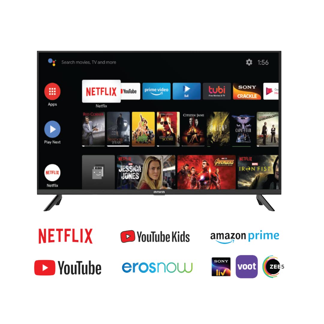 Aiwa A32HDX1 MAGNIFIQ 80 cm (32 inches) HD Ready Smart Android LED TV (Black) | Powered by Android 11 - Mahajan Electronics Online