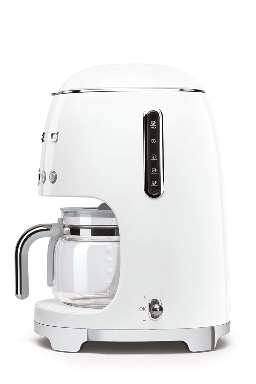 SMEG DCF02WHEU Filter Coffee Machine 50'S Style - White Mahajan Electronics Online