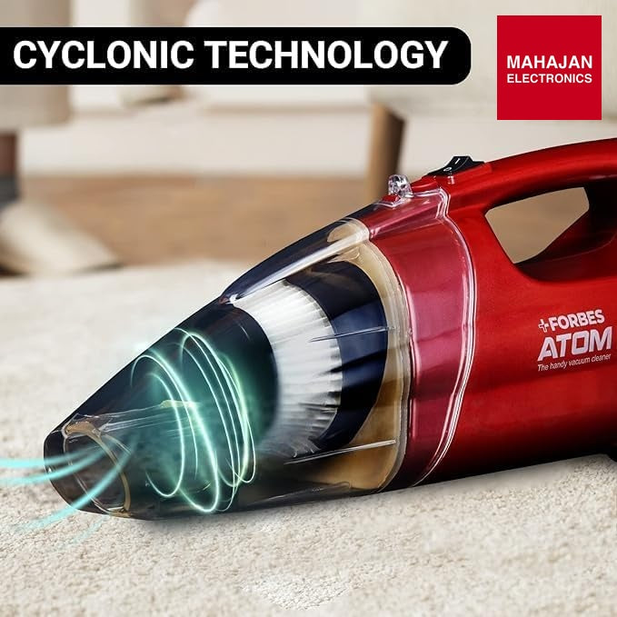 Eureka Forbes Atom 12,000 Pa 2-in-1 Handheld and Stick Vacuum Cleaner with Blower and Washable Filter – Mahajan Electronics Online.