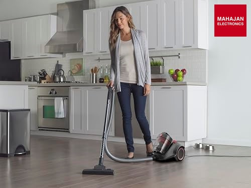 Hoover Power 6 Canister Vacuum Cleaner 2200W Graphite/Red – Mahajan Electronics Online.