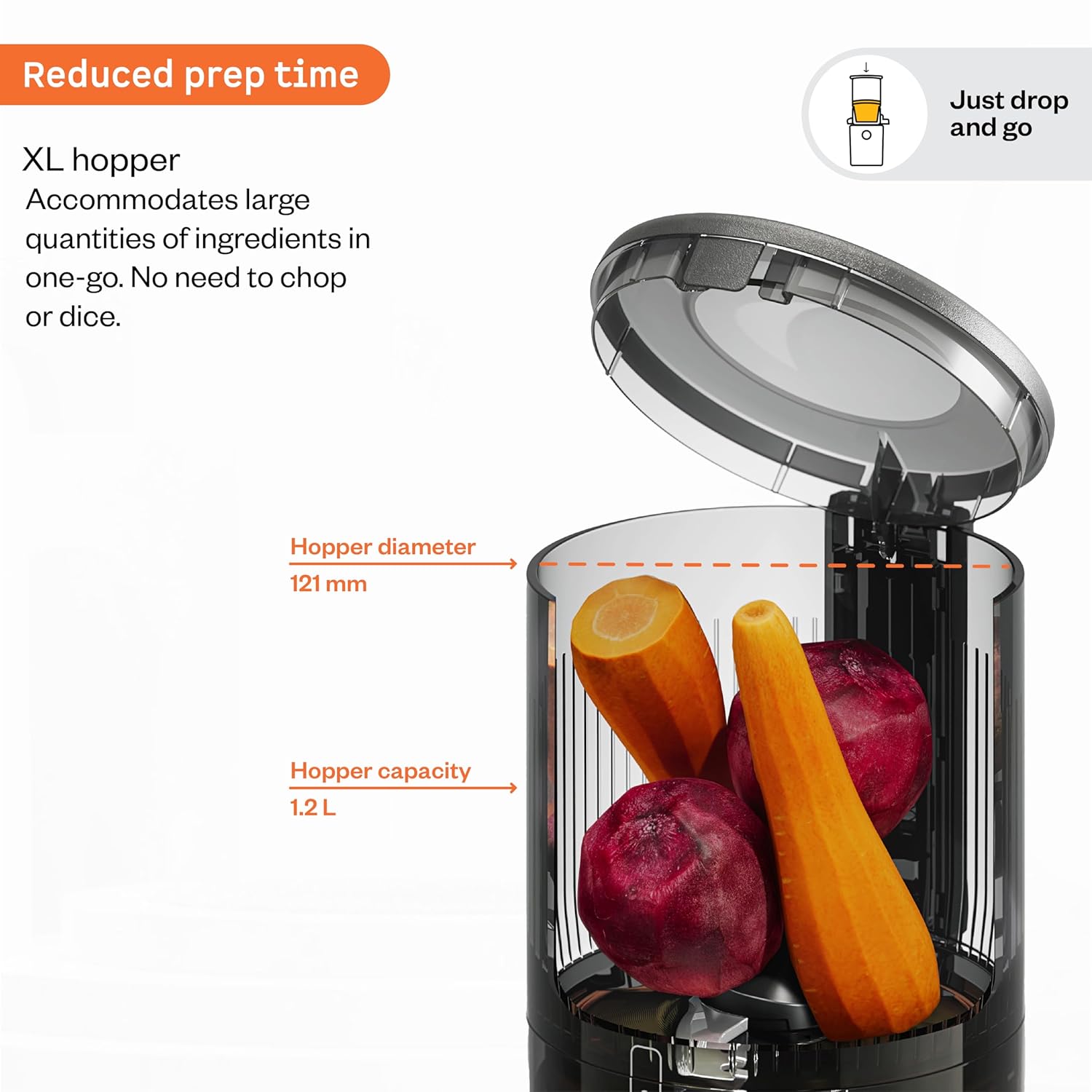 Atomberg Althea Cold Press Juicer | Easy Assembly & Cleaning | Intelligent Auto Reverse