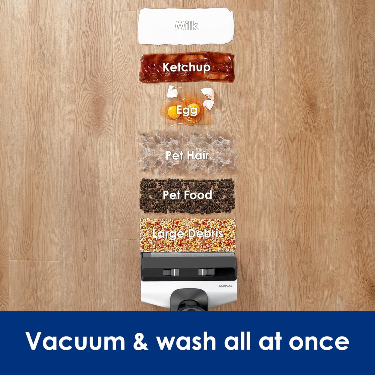 Tineco Floor ONE S5 Plus Smart Cordless Wet & Dry Vacuum Cleaner and Mop for Hard Floors, Removes Tough Stains & Pet Hair, Patented iLoop & Self-Cleaning Brush, 2-Year Warranty (Black) Mahajan Electronics Online