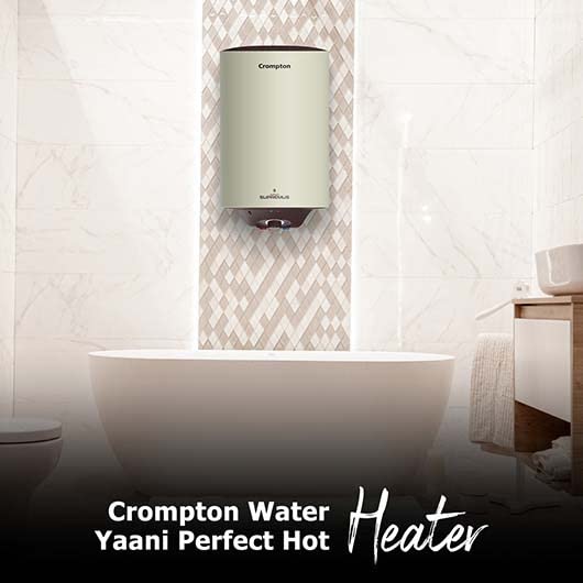 Crompton Arno Supremus 25-L 5 Star Rated Storage Water Heater (Geyser) With Advance 3 Level Safety (White), Wall Mounting - Mahajan Electronics Online