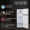 LG GL-S342SPZY 322 L 2 Star Frost-Free Smart Inverter Double Door Refrigerator (Shiny Steel, Convertible & Multi Air Flow) Mahajan Electronics Online