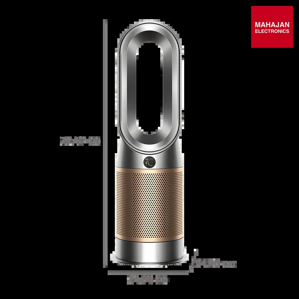 Dyson Hot + Cool HP12 Air Purifier (Nickel & Gold) with HEPA H13 Filter, Air Multiplier™ & Formaldehyde Destruction (HP12 NK GD IN) – Mahajan Electronics Online.
