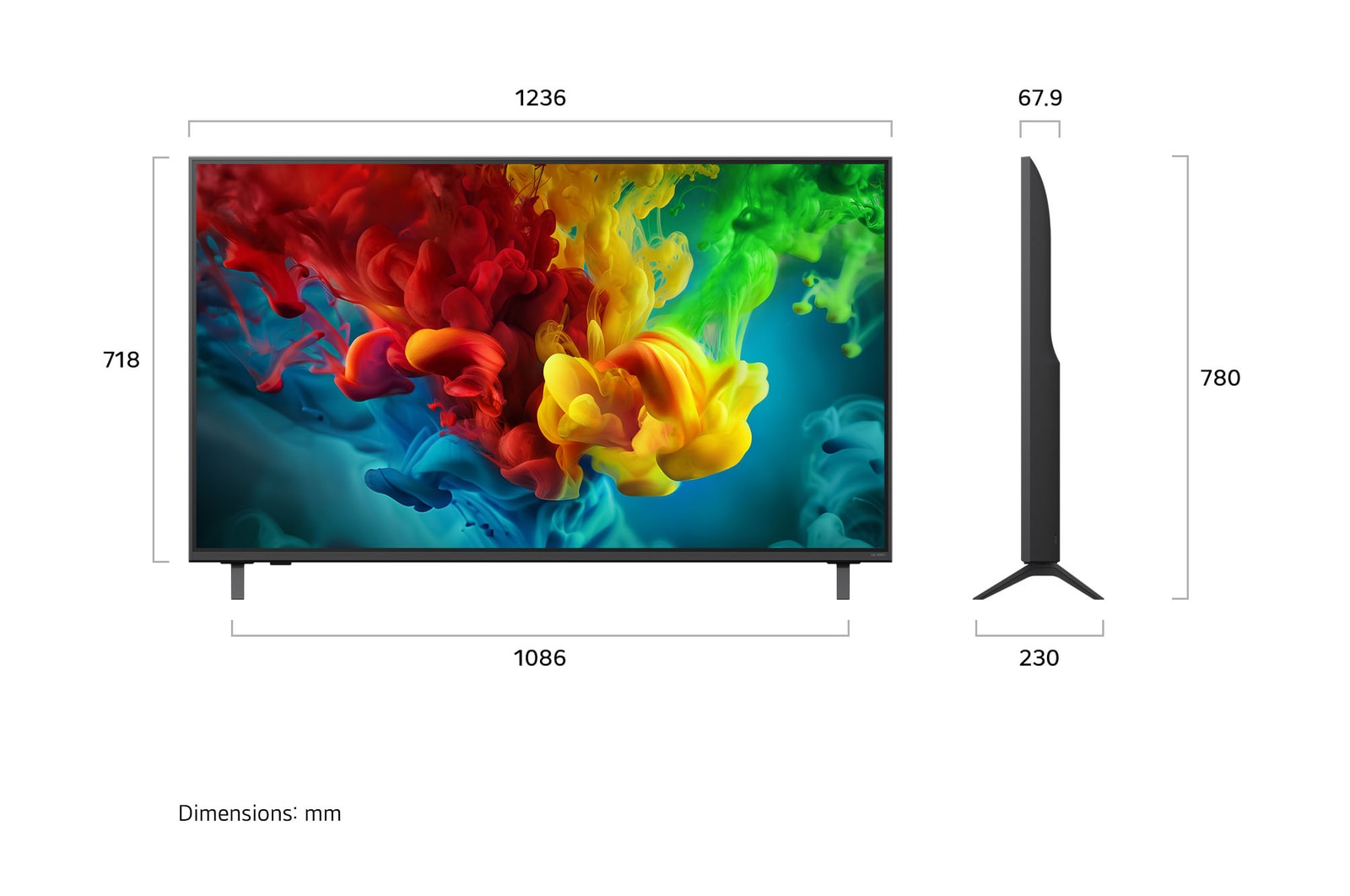 LG 55QNED82T6A 139.7 cm (55 inch) 4K QNED Smart TV, Black with Dolby Vision & Dolby Atmos Mahajan Electronics online