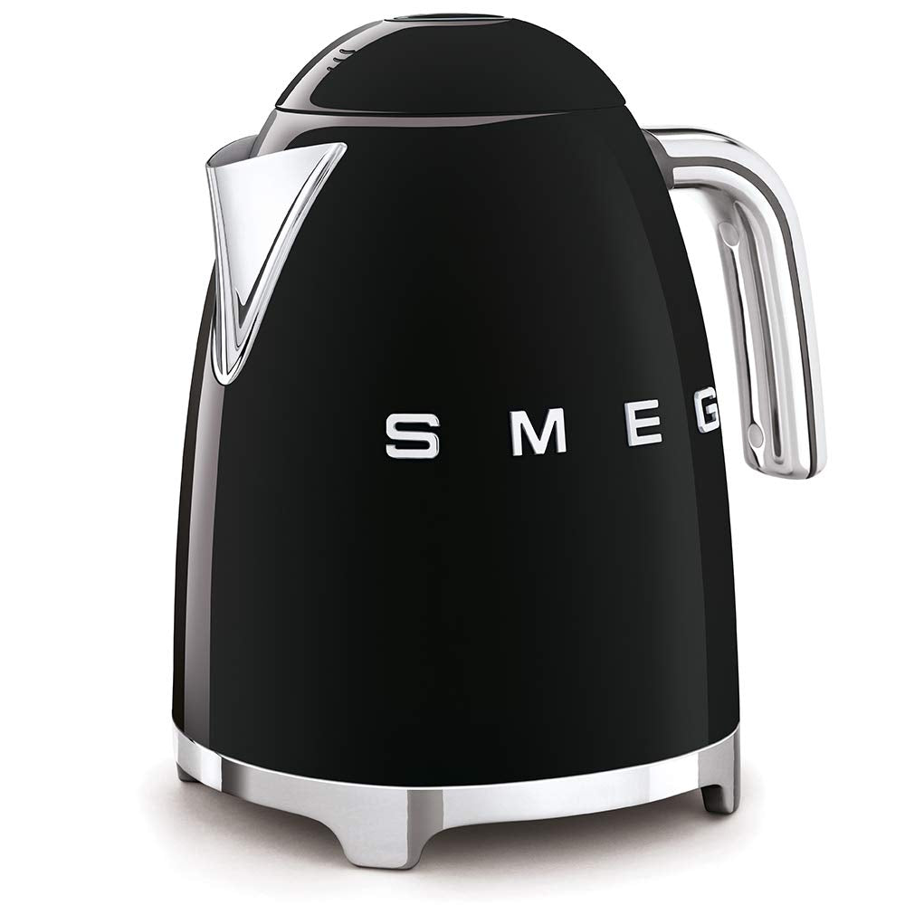 Smeg KLF03BLEU Electric Kettle Black 50's Style Aesthetic Black Mahajan Electronics Online