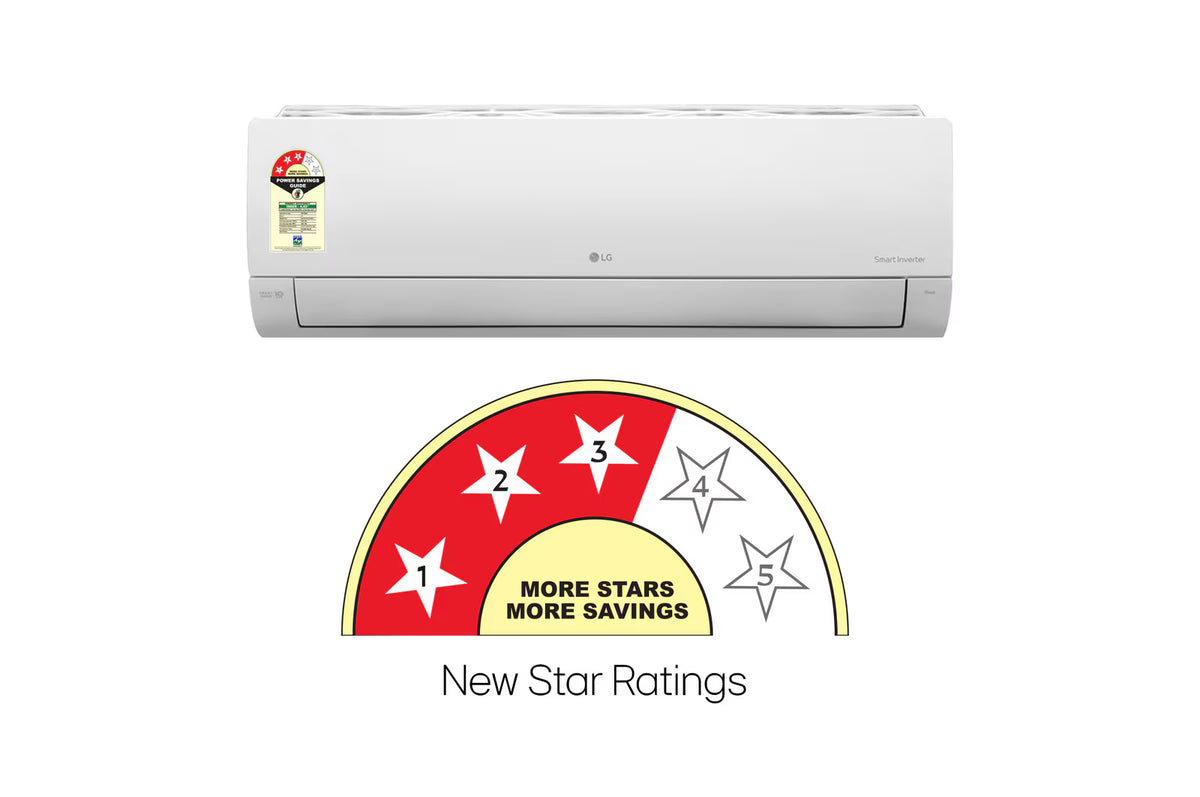 LG AS-Q19HNXE 2026 Model 1.5 Ton 3 Star Smart Inverter Split AC | AI Convertible 6-in-1 | Compressor | Copper Condenser LG