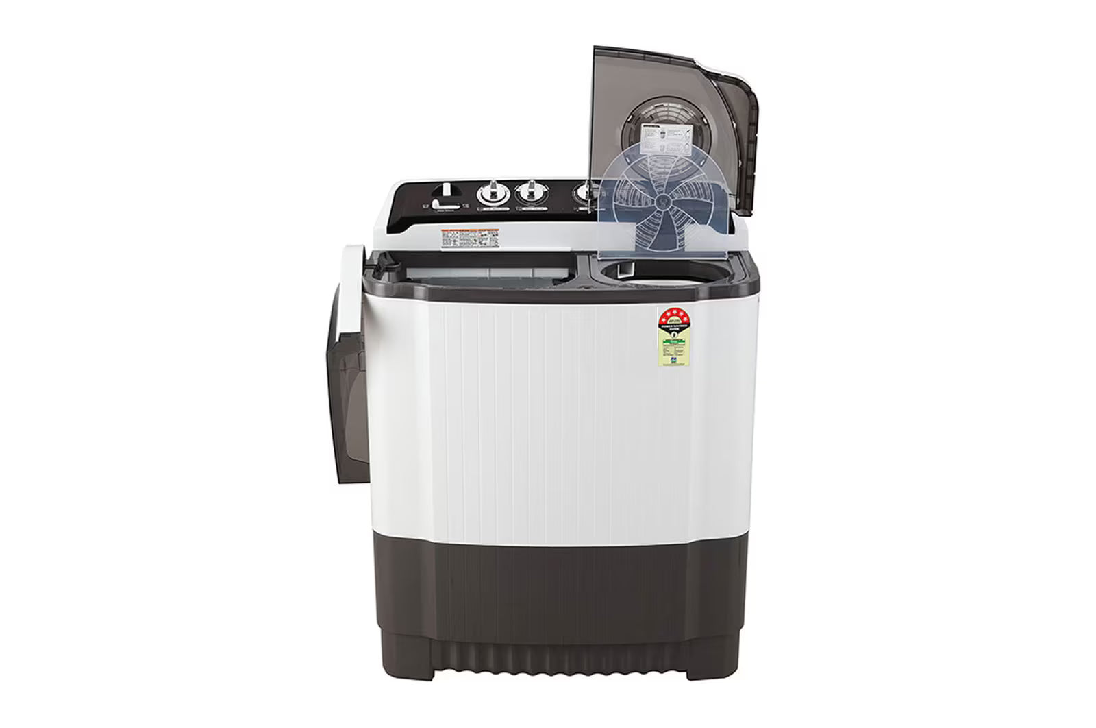LG P8015SGAZ 8 Kg Semi Automatic Top Load Washing Machine – 5 Star, Wind Jet Dry, 1300 RPM Mahajan Electronics Online