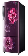 Samsung 246L 3 Star Inverter Direct-Cool Single Door Refrigerator (RR26C3753CR/HL,Camellia Purple) 2023 Model - Mahajan Electronics Online