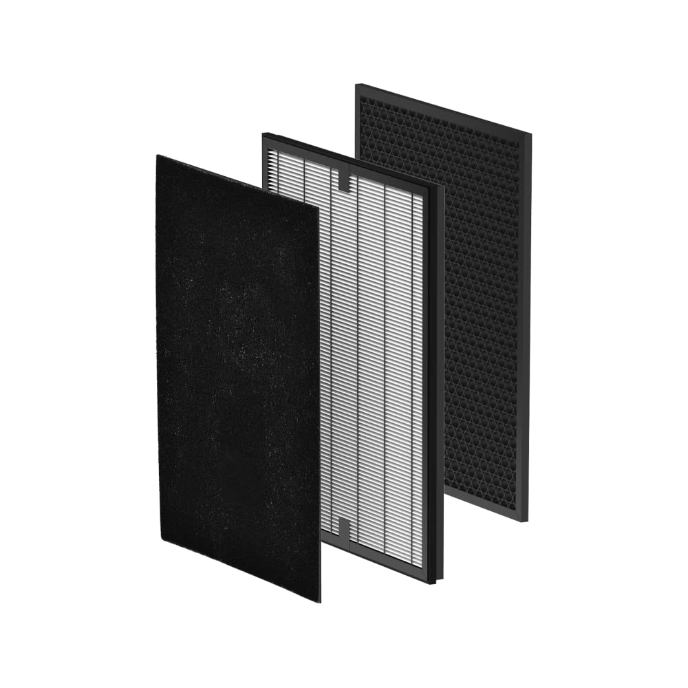 Honeywell Filter HC000055 Air Touch V2,4-in-1 Compound Filter with Pre-Filter,Nano-Silver Anti Bacterial,HEPA H13 &Activated Carbon Filter Removes 99.99% Allergens,Pollutants,PM2.5,VOCs,Smoke,Toxic Fume Mahajan Electronics Online