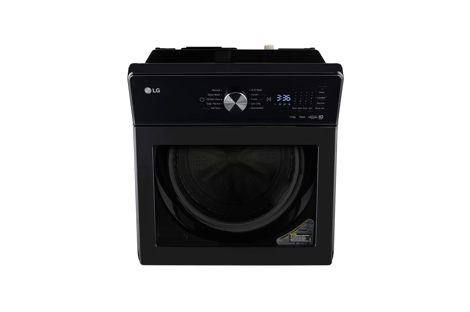 LG TX311SWO 11Kg Top Load Washing Machine, AI Direct Drive™, In-Built Heater, Stain Clean, Onyx Black, 5 Star Mahajan Electronics Online
