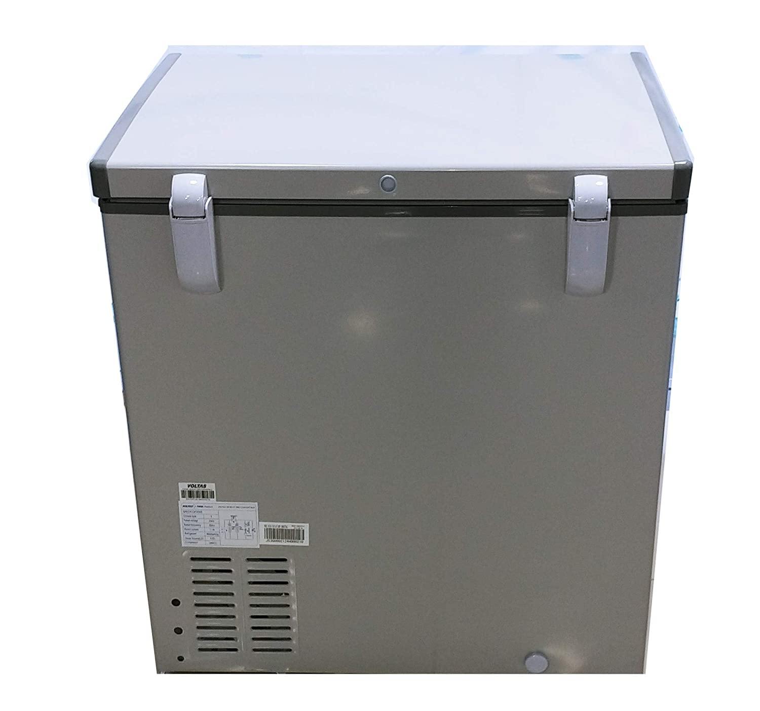Voltas 150 SD HT Grey Single Door Deep Freezer, 150 Liters, Grey - Mahajan Electronics Online