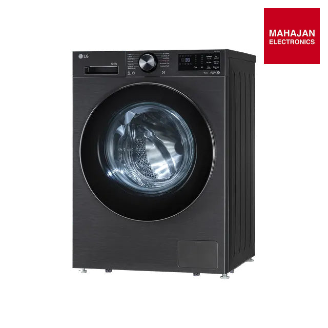 LG FDX1207N5B 12/7 Kg AI Front Load Washer Dryer (Platinum Black) – Mahajan Electronics Online.