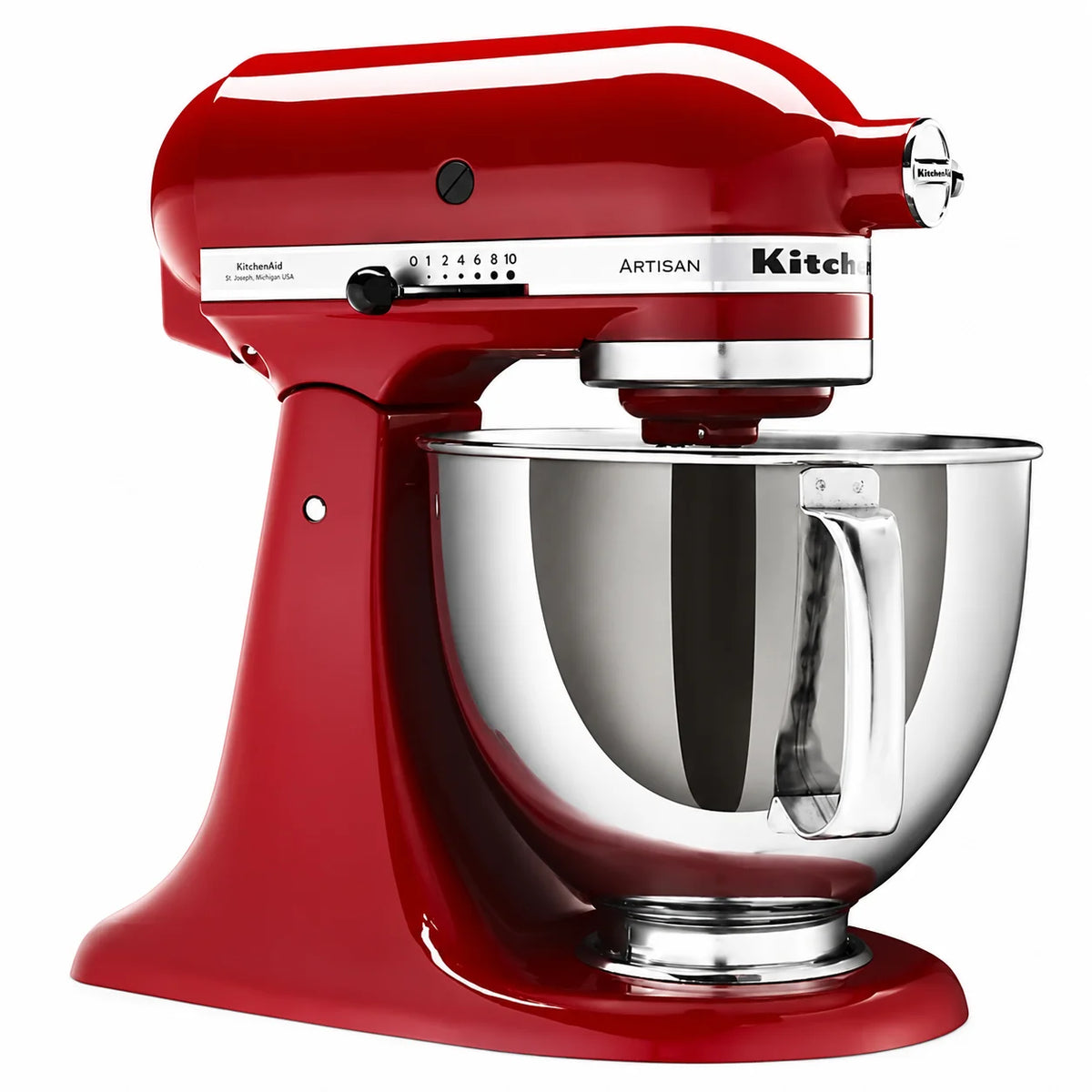 KitchenAid 4.8L Artisan Tilt-Head Stand Mixer – Empire Red (14544) KitchenAid