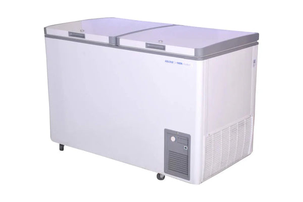 Voltas 405 Ltrs Double Door Deep Freezer CVF405DA4-P-AL-W1 Convertible