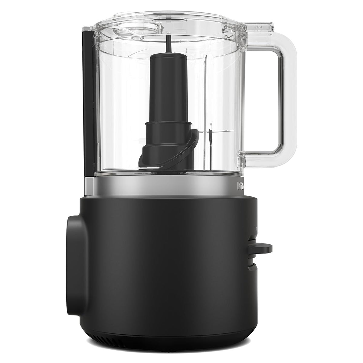 KitchenAid 5KFCR500ABM Go Cordless Food Chopper, 1.18L BPA-Free Work Bowl, 2-Speed with Pulse, Stainless Steel Multipurpose Blade & Whisk (Lithium Ion Battery 10.8V | Sold Separately) Black Matte KitchenAid