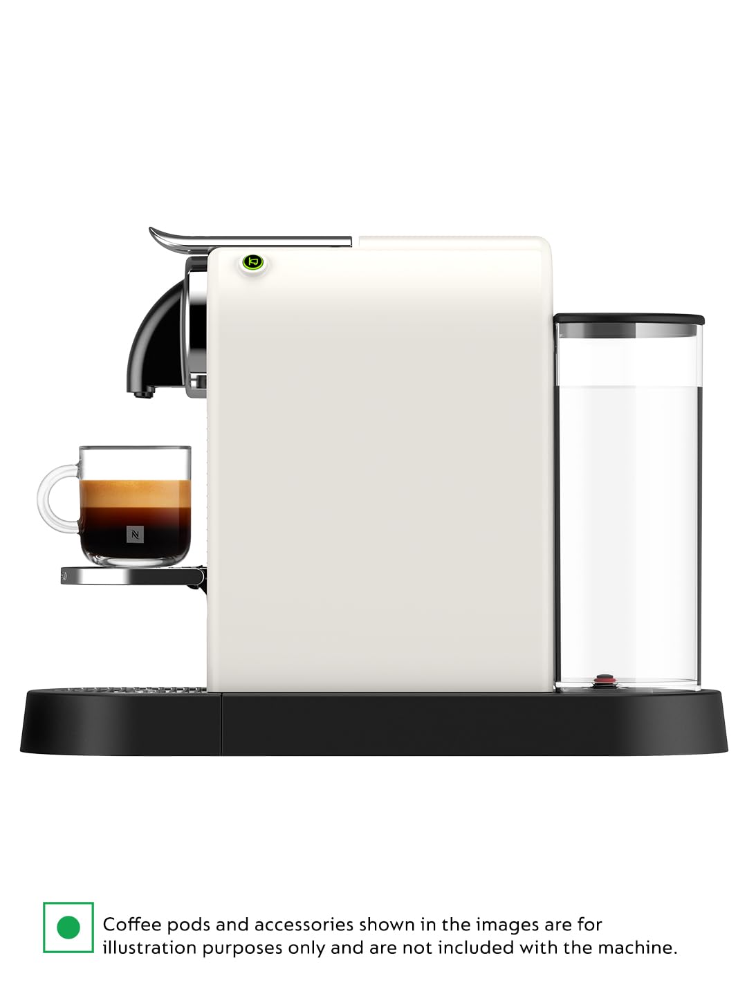 Nespresso CitiZ Coffee Machine White | 19-Bar Espresso & Lungo