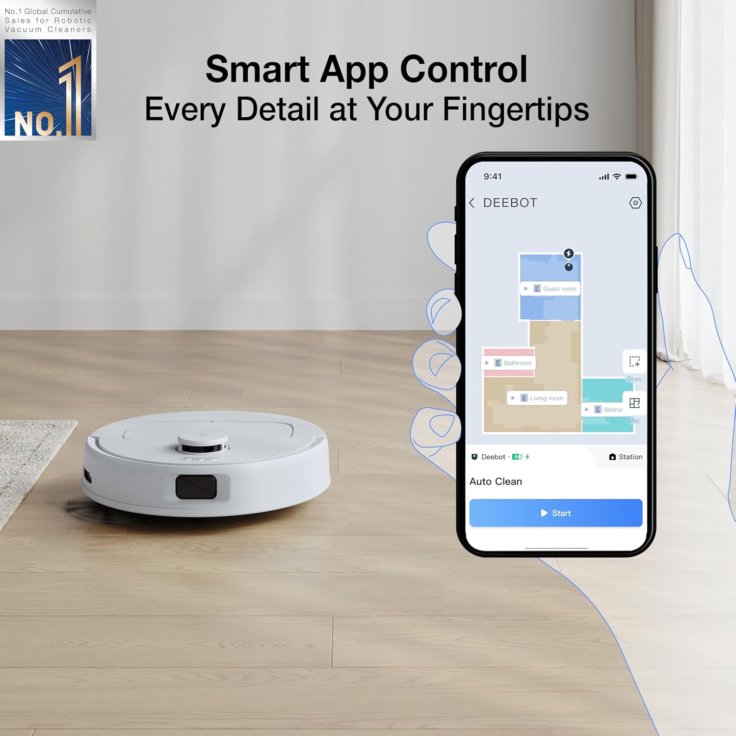 ECOVACS DEEBOT N30 White 2 in 1 Robot Vacuum Cleaner & Mop, 2025 New Launch, 10000 Pa Suction, 5200mAh Battery, Covers 3500+ Sq ft in Single Charge, Zero Tangle 2.0 Technology, Advanced TrueMapping Mahajan Electronics Online