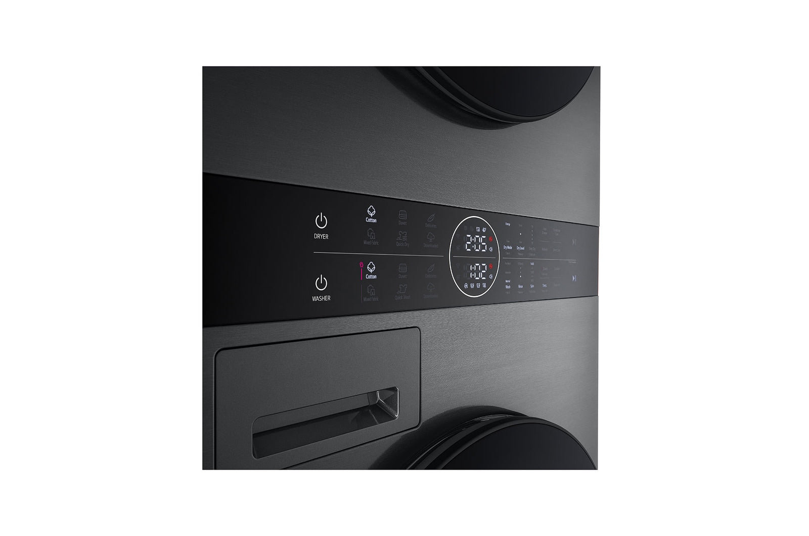 LG FWT1310PB 13 kg (Wash) / 10 kg (Dry) WashTower™ with AI Direct Drive™, Dual Inverter Heat Pump™, Platinum Black, 5 Star LG