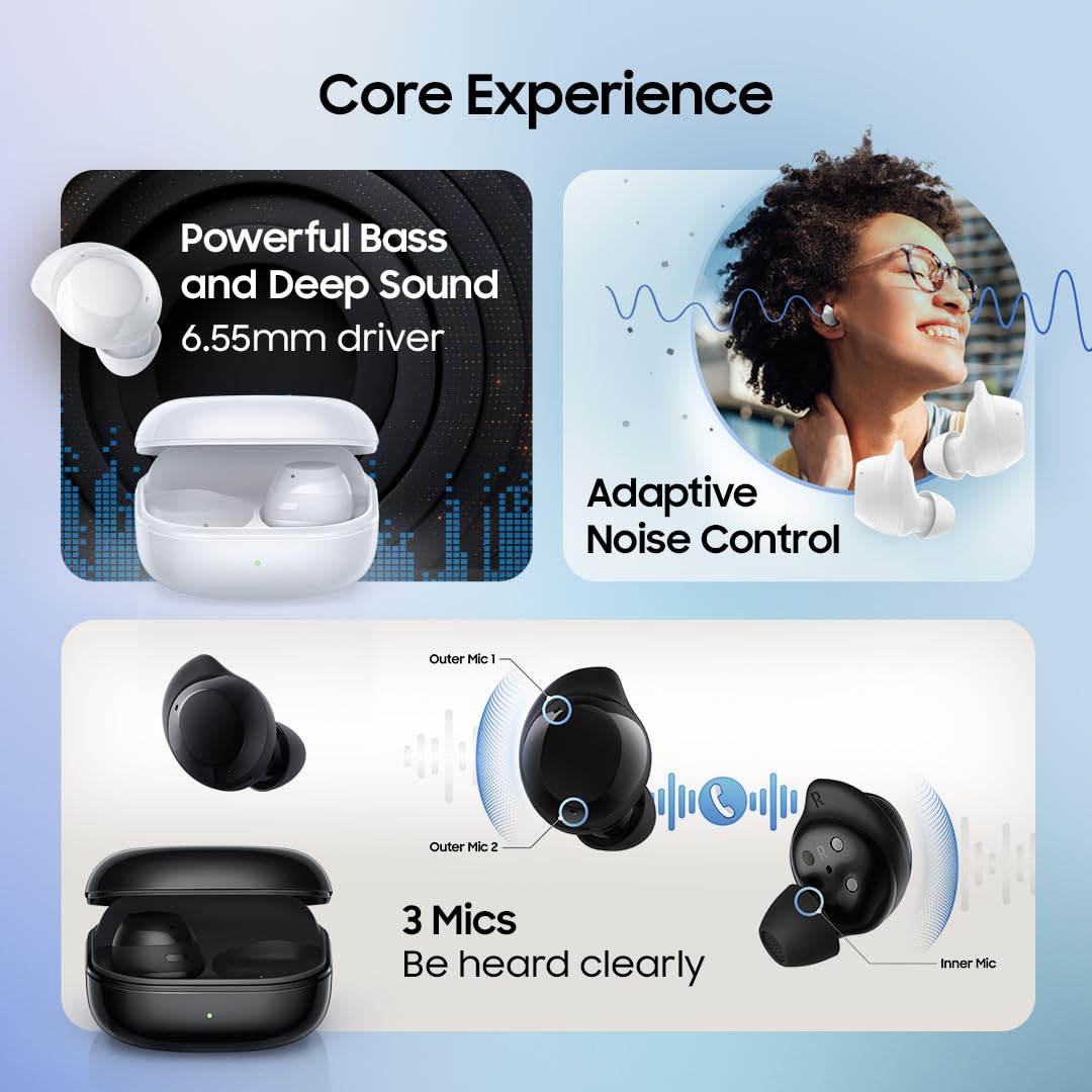 Samsung Galaxy Buds Core (Black) with Galaxy AI | Powerful Active Noise Cancellation | Enriched Bass | IP54 Mahajan Electronics Online