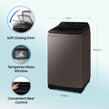 Samsung WA80BG4546BRTL 8 Kg '5-star Ecobubble™ Wi-Fi Inverter Fully-Automatic Top Load Washing Machine Appliance Mahajan Electronics Online