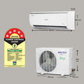 Voltas 1 Ton 5 Star, Inverter Split AC(Copper, 4-in-1 Adjustable Mode, Anti-dust Filter, 125V Vectra Elite, White) - Mahajan Electronics  Online