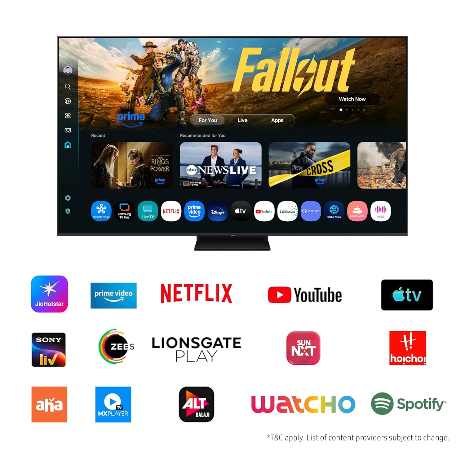 Samsung QA65QN80FAULXL  163 cm (65 inches) 4K Ultra HD Mini-LED Neo-QLED Smart TV (Titan Black) Mahajan Electronics Online