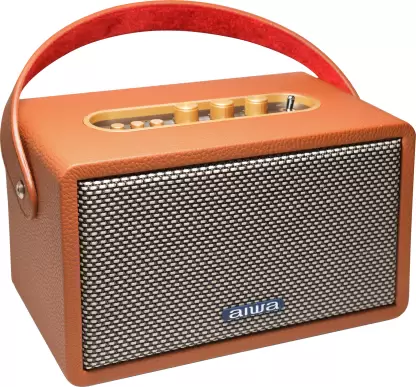 Aiwa RS-X100 Natsukasii Pro Brown 40 W Bluetooth Home Audio Speaker (Brown) - Mahajan Electronics Online