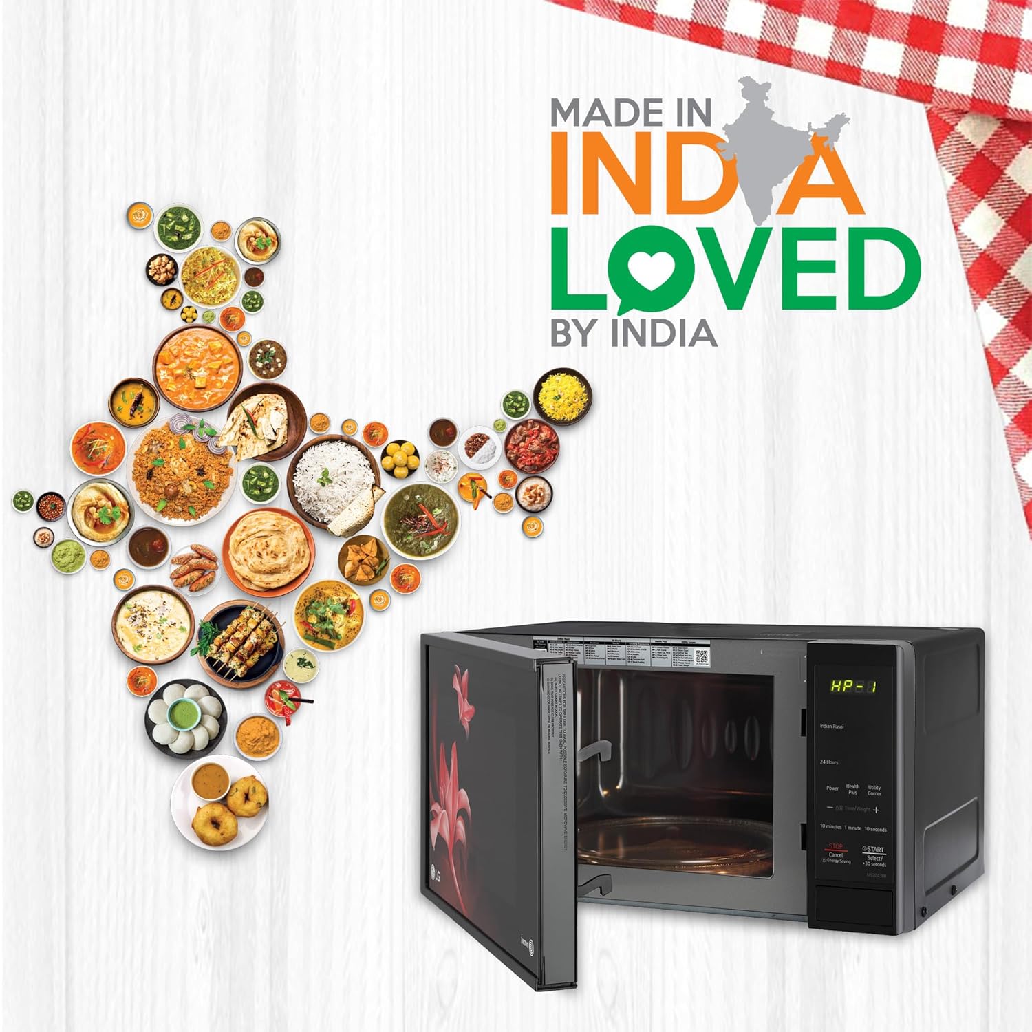 LG MS2043BR 20 L Solo Microwave Oven ( Black, With i-wave Technology & Anti-Bacterial Cavity) - 2023 Model
