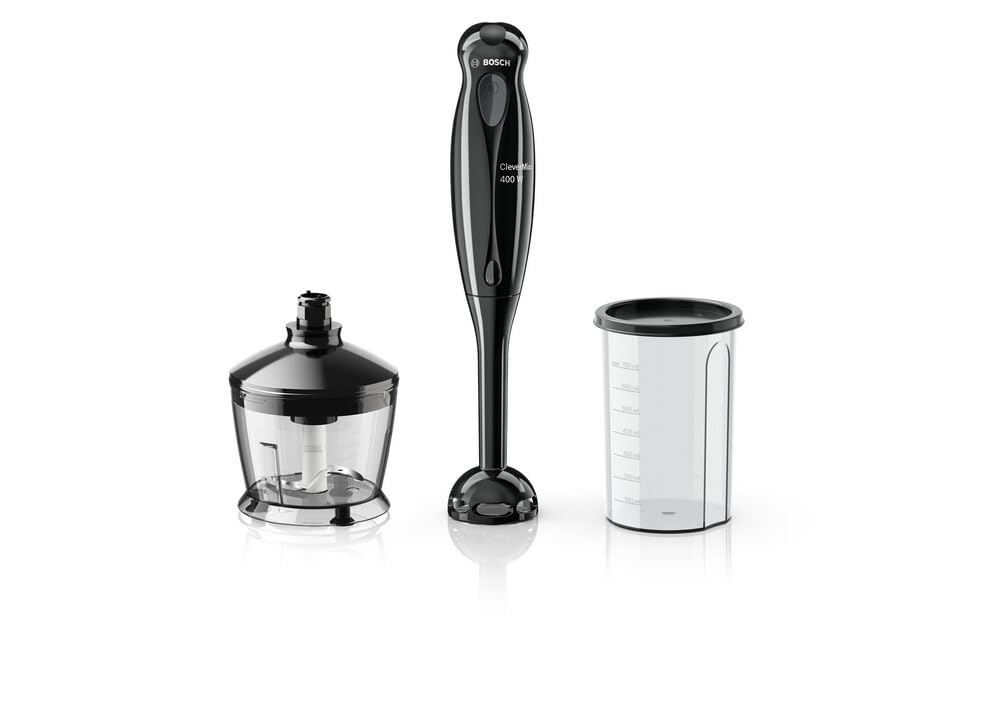 Bosch MS1BG1021I 400W Hand Blender with Beaker and Chopper (Black)  Mahajan Electronics Online