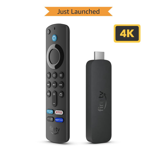 All-new Amazon Fire TV Stick 4K streaming device, ultra-cinematic 4K streaming, supports Wi-Fi 6, Dolby Vision/Atmos, HDR10+ Mahajan Electronics Online