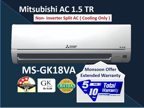 Mitsubishi Electric AC MS-GK18VA- 1.5 TR Non-Inverter Split AC (Cooling Only) Mahajan Electronics Online