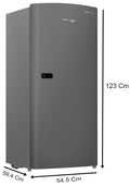 Voltas Beko RDC215DXIRX 195L 2 Star Direct-Cool Single Door Refrigerator Appliance (Silver) Mahajan Electronics Online