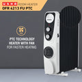 Usha 4213 FU PTC U Shaped 13 Fin Oil Filled Radiator Room Heater (Black) - Mahajan Electronics  Online