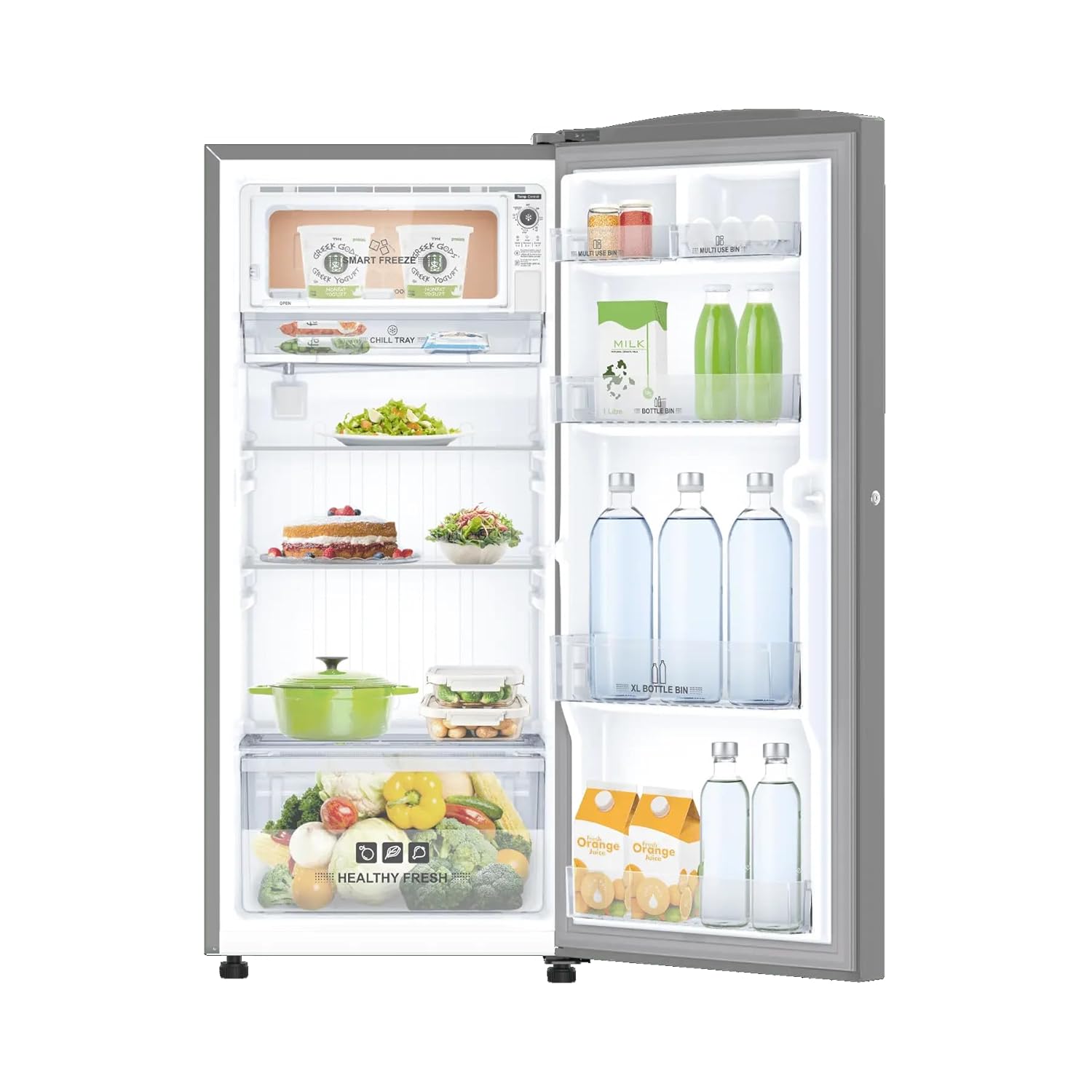 IFB IFBDC-2133FBS 187 L 3 Star Direct-Cool Single Door Refrigerator(2024, Grey - Steel) Mahajan Electronics online