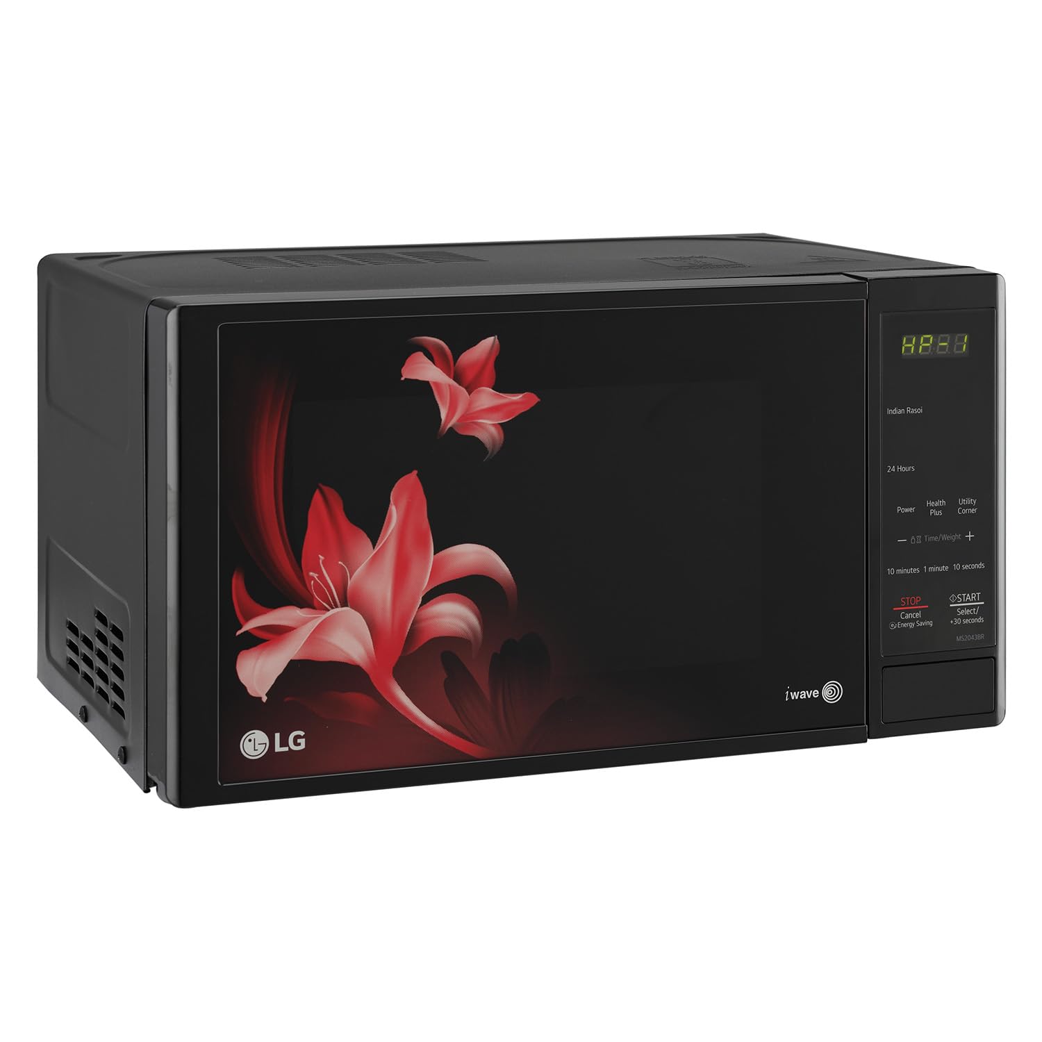 LG MS2043BR 20 L Solo Microwave Oven ( Black, With i-wave Technology & Anti-Bacterial Cavity) - 2023 Model