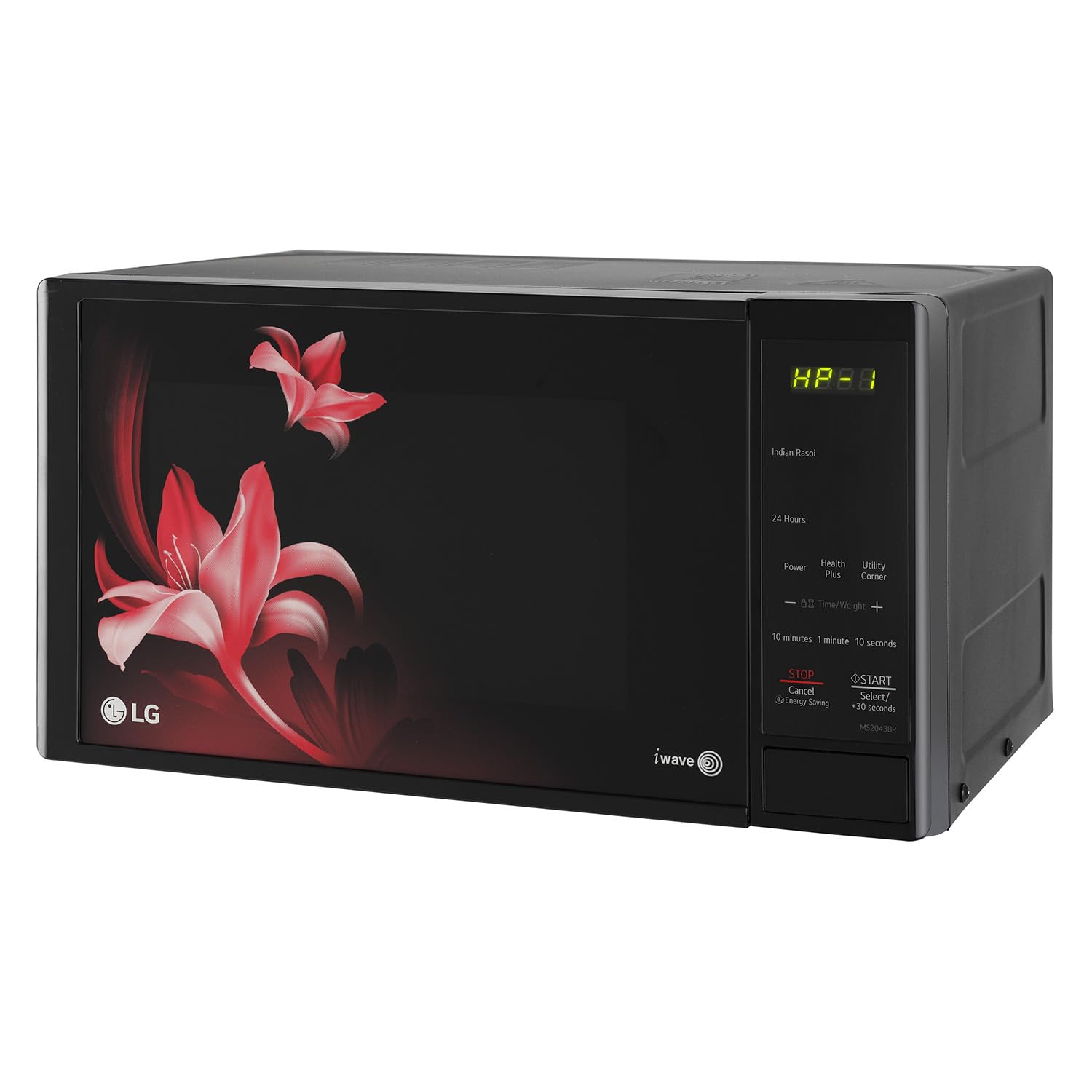 LG MS2043BR 20 L Solo Microwave Oven ( Black, With i-wave Technology & Anti-Bacterial Cavity) - 2023 Model