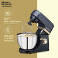 Morphy Richards Melange 800W Stand Mixer |Mixing, Beating, Kneading, Whisking| 8-Speed Level|Attachments-Dough Hook, Whisk, Mixing beater|Navy Blue - Mahajan Electronics Online