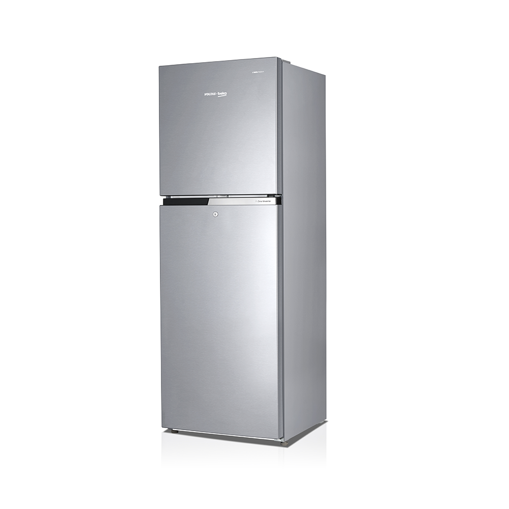Voltas Beko RFF265E/W0XIR0I 228 Litres 1 Star Frost Free Refrigerator Brushed Silver - Mahajan Electronics Online