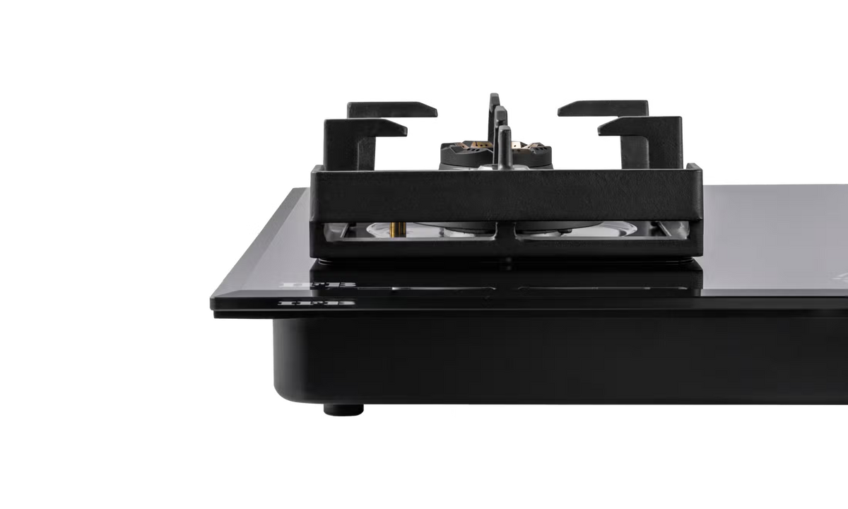 IFB 60-GCI4B-3D-FFD 4 Burners Hybrid Hob with Bevelled Tempered Black Glass IFB