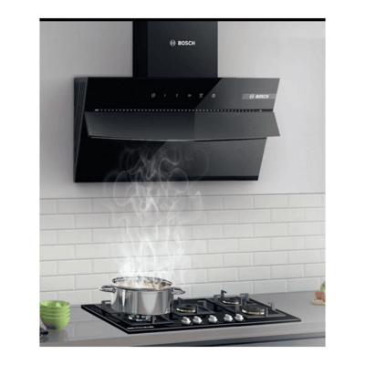 BOSCH Series 4 60 cm Wall-Mounted Chimney Hood DWK68IJ60I – 1250 m³/h Suction, Auto Clean, Gesture Control, Oil Collector Filter mahajan electronics online