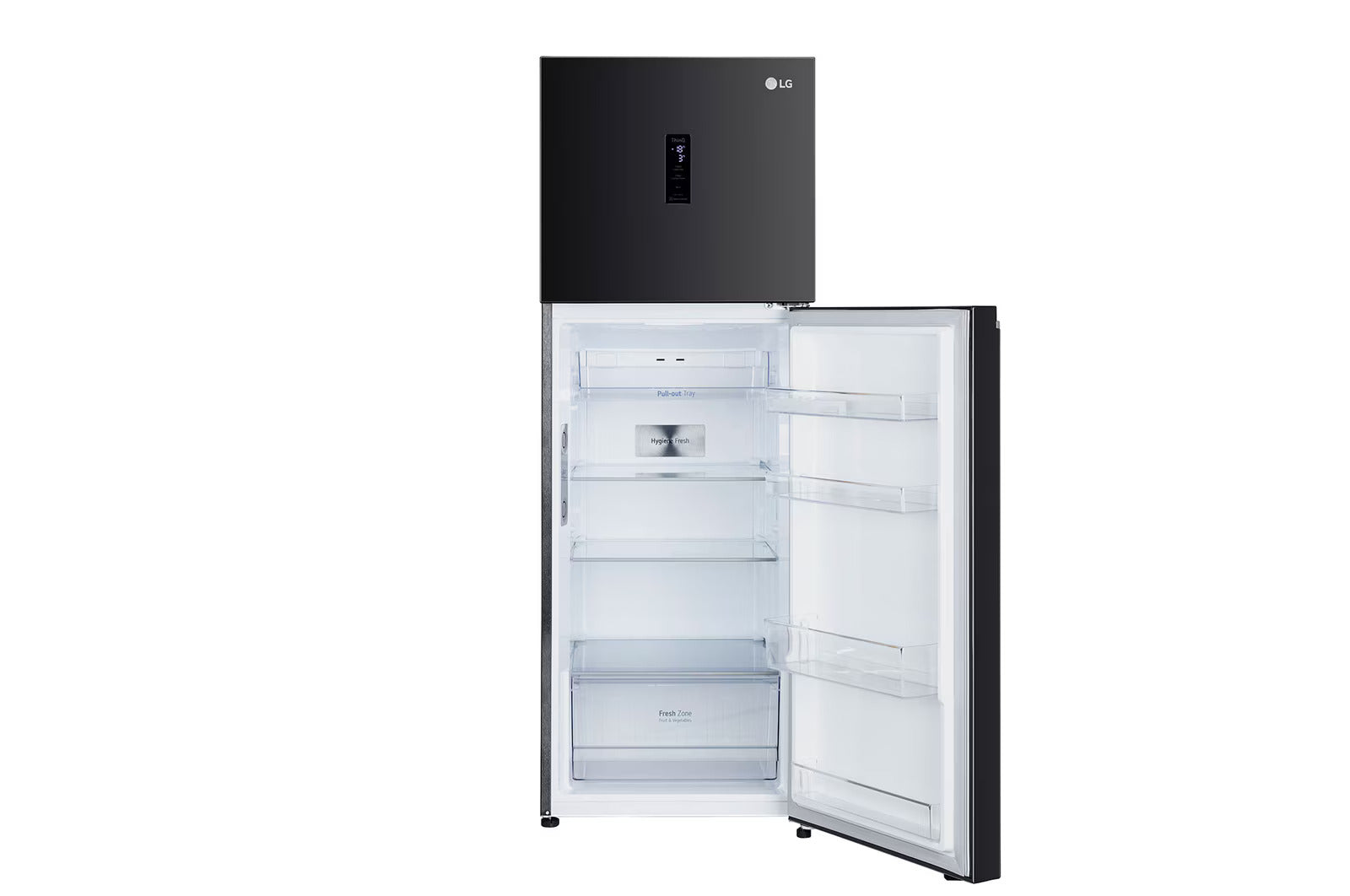 LG GL-T342TESX 322L Double Door Refrigerator, LG ThinQ, Wifi Convertible +Door Cooling , Ebony Sheen, 3 Star Mahajan Electronics Online