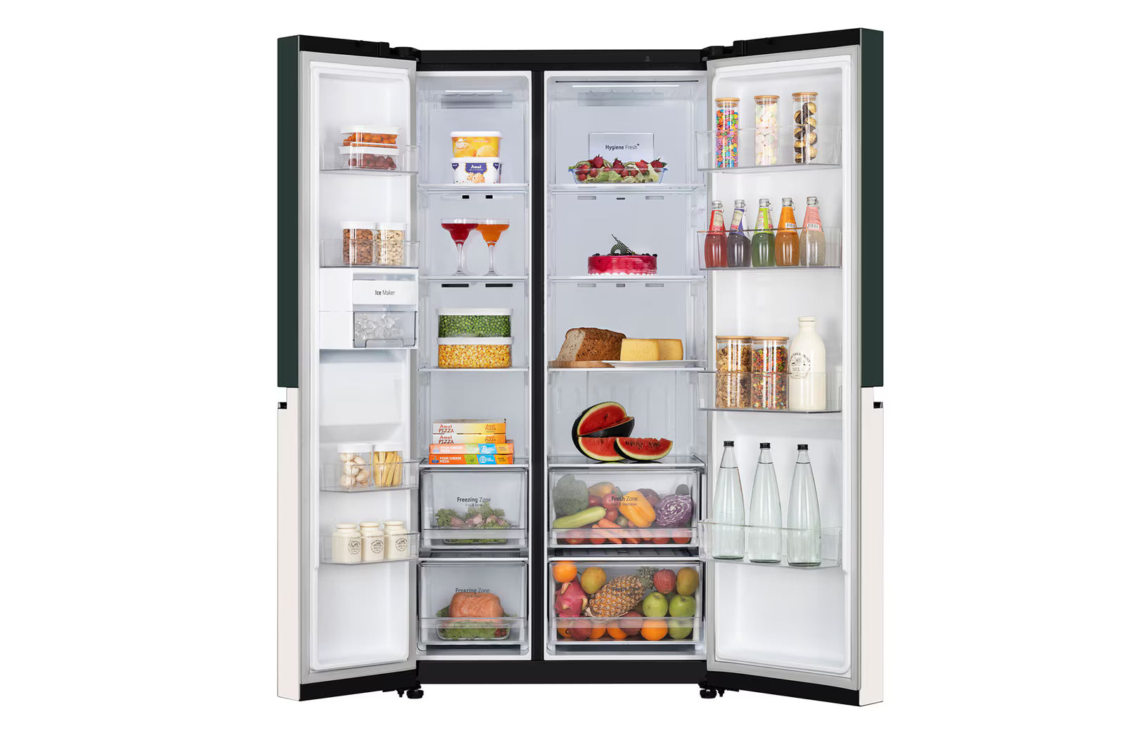 LG GL-B257EET3 650L Side-By-Side Refrigerator with DoorCooling+™, WiFi Convertible, Smart Diagnosis, Object Collection Mahajan Electronics online